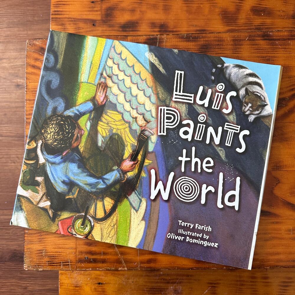 Luis Paints The World Dominican Hardcover Book
